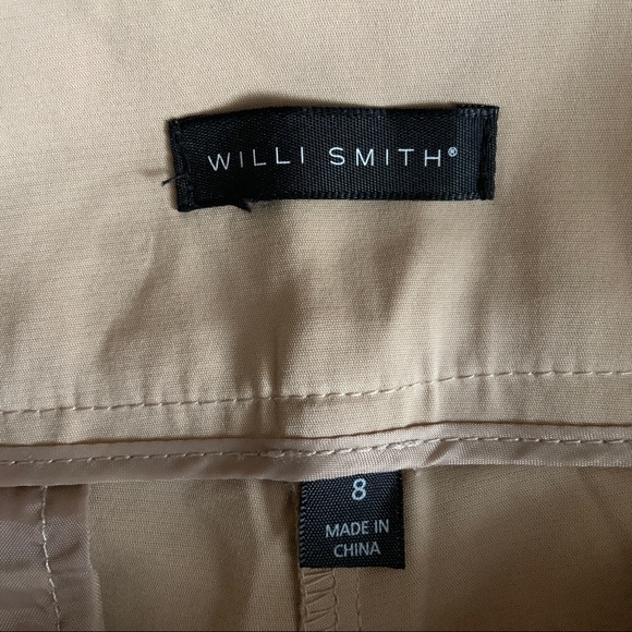 Willi Smith Khaki Wide Leg Dress Pants Size 8 - Picture 5 of 6